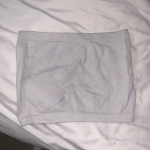 Plain White Tube top